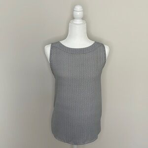 Loft Sleeveless Mixed Media Shell | Small